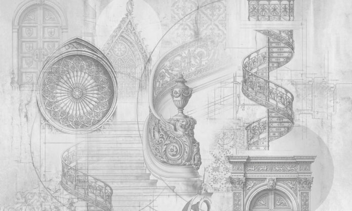 tapet-archea-gri-arhitectura-wallpaper-grey-architecture-designer