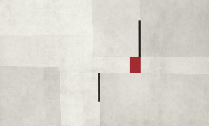 tapet-linear balance-gri-forme-geometrice -wallpaper-gray-geometric-shapes -designer