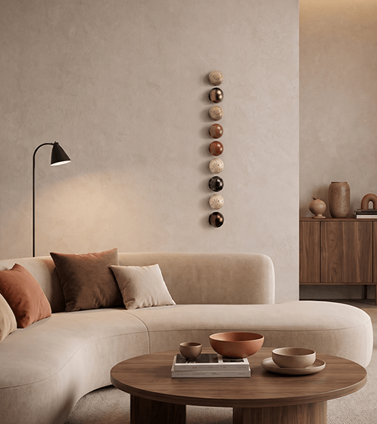ambient-4-bile-Terra-sculpture-decoration-Terracotta-moss green- ivory-sculpturi-perete-1