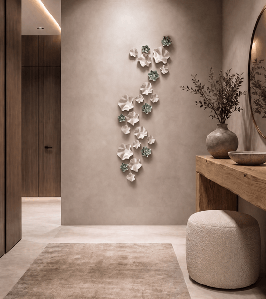 moss-flowers-flori-sculpture-decoration-white-sculpturi-alb-verde-perete